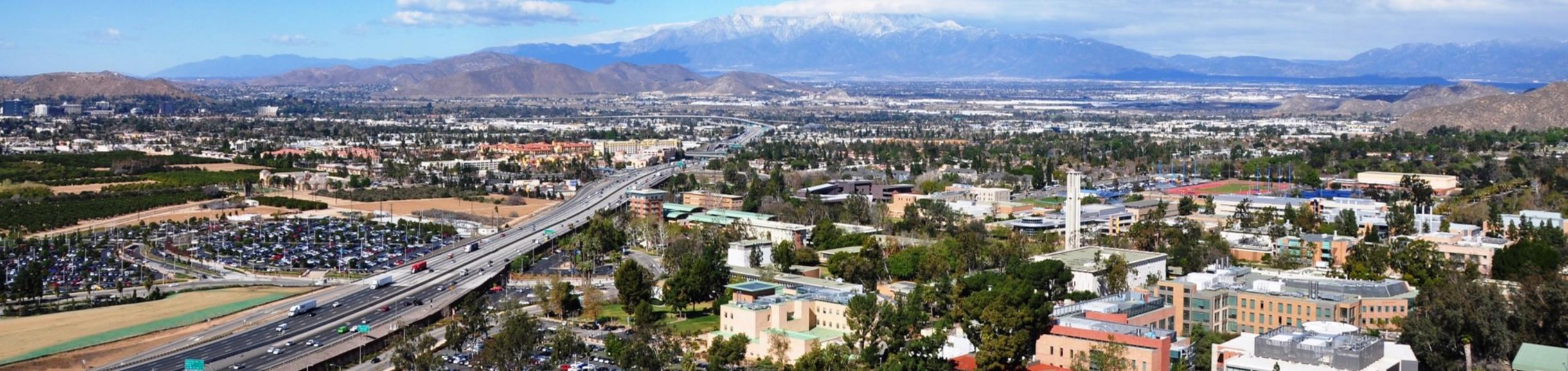 UCR Campus seen from above