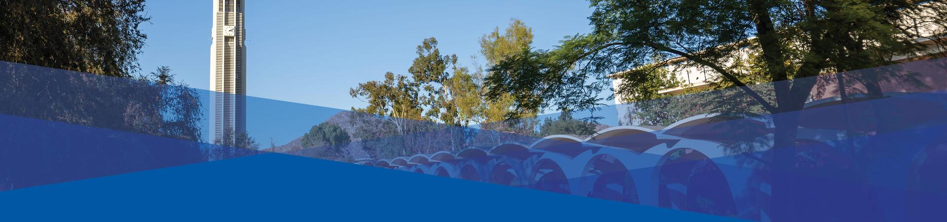 UCR Bell tower and Rivera Arches